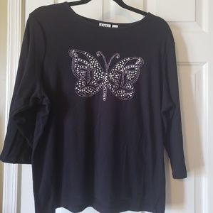 Beautiful butterfly top